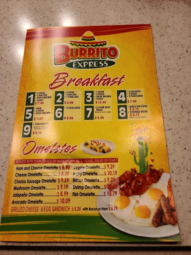 Burrito Express Pooler Menu image 3