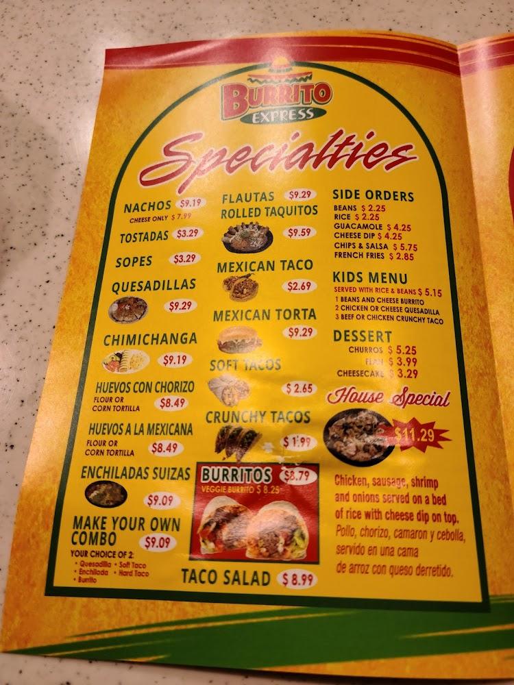 Burrito Express Pooler Menu image 4